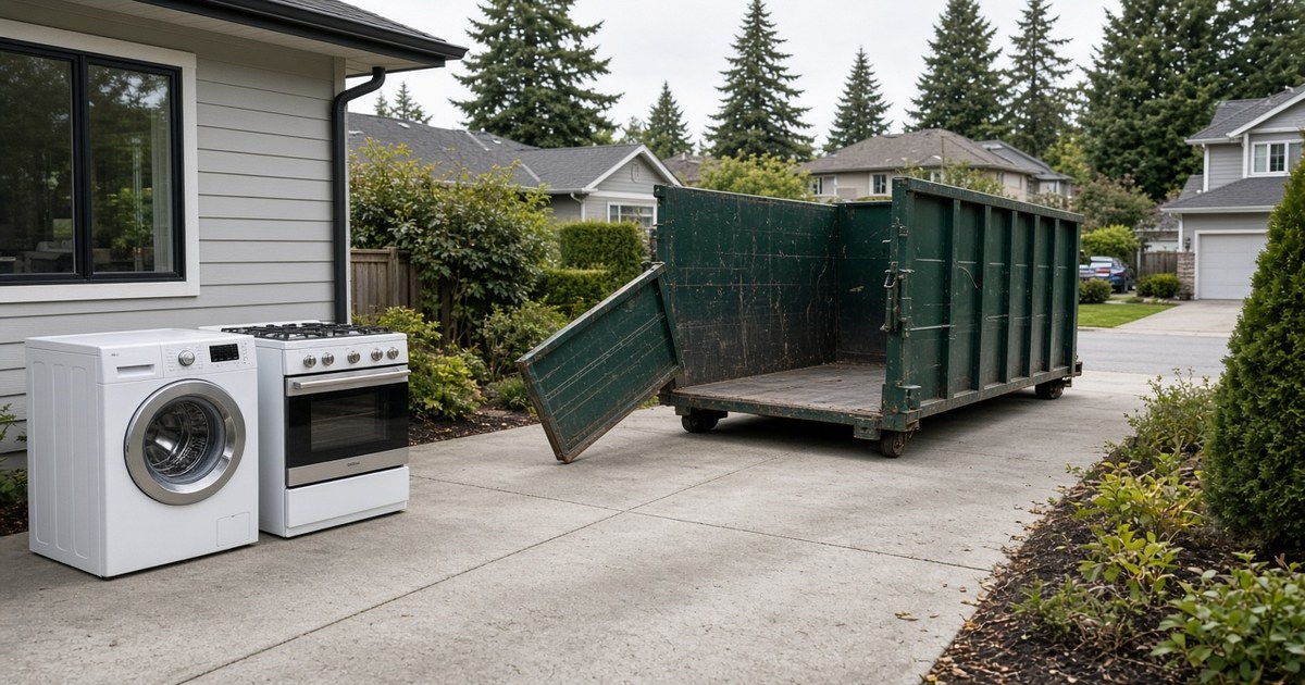 Appliances in a DIY Disposal Bin: What Fits and How to Load