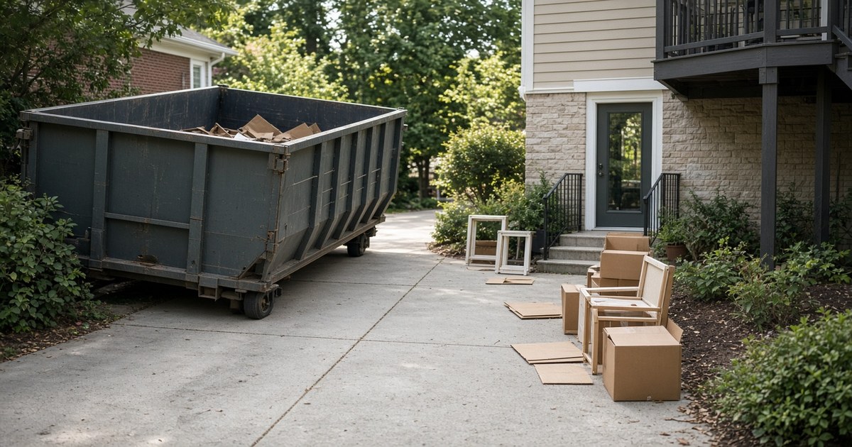 Basement Cleanout with a DIY Roll-Off Bin in Metro Vancouver