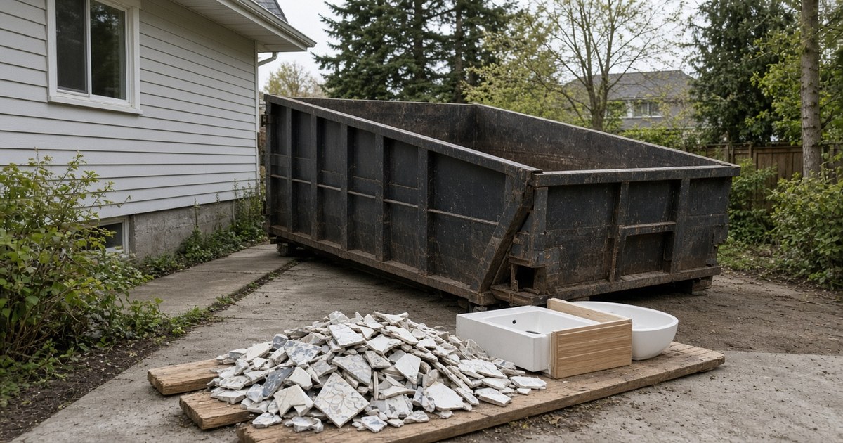 Bathroom Remodel Waste: DIY Bin Planning for Greater Vancouver