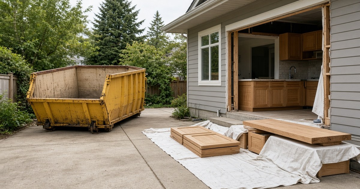 Kitchen Reno Debris: Which Roll-Off Bin Fits a Metro Vancouver Kitchen Tear-Out?