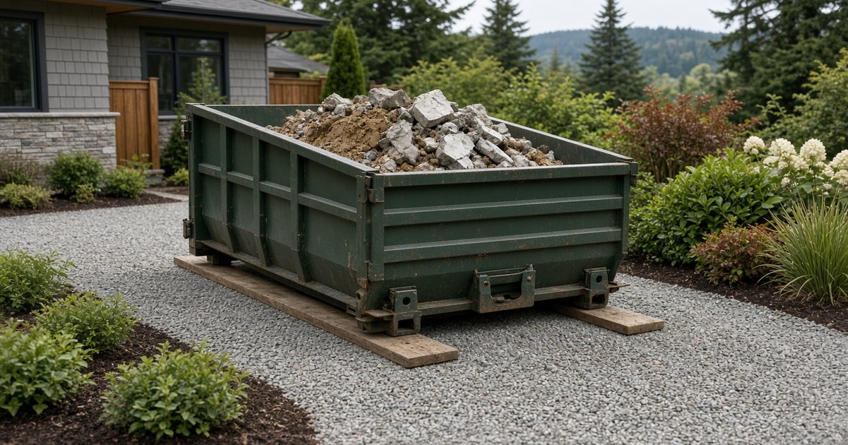 Weight vs Volume: Why Heavy Debris Needs a Smaller Bin